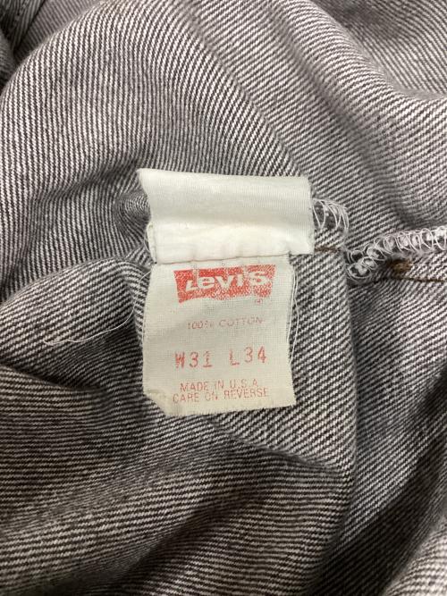 LEVI'S（リーバイス）LEVI'S (リーバイス) デニムパンツ ブラック サイズ:31×34の古着・服飾アイテム