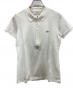 LACOSTEラコステ）の古着「半袖ポロシャツ」｜ホワイト