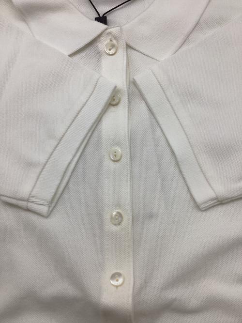 LACOSTE（ラコステ）LACOSTE (ラコステ) 半袖ポロシャツ ホワイト サイズ:34 未使用品の古着・服飾アイテム