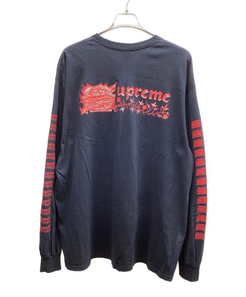 SUPREME（シュプリーム）SUPREME (シュプリーム) 長袖Tシャツ ネイビー サイズ:XXLの古着・服飾アイテム