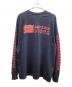 SUPREME (シュプリーム) 長袖Tシャツ ネイビー サイズ:XXL：9000円