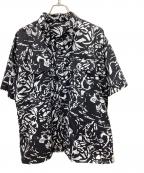Alexander Lee Changアレキサンダーリーチャン）の古着「NYANCAMO SHIRTS」｜ブラック×ホワイト