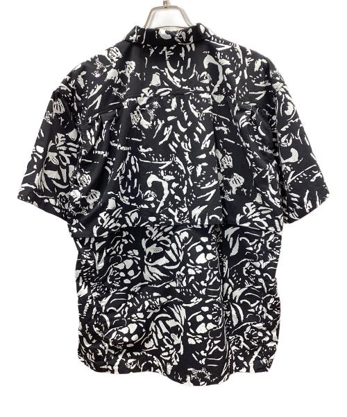 Alexander Lee Chang（アレキサンダーリーチャン）Alexander Lee Chang (アレキサンダーリーチャン) NYANCAMO SHIRTS ブラック×ホワイト サイズ:Lの古着・服飾アイテム