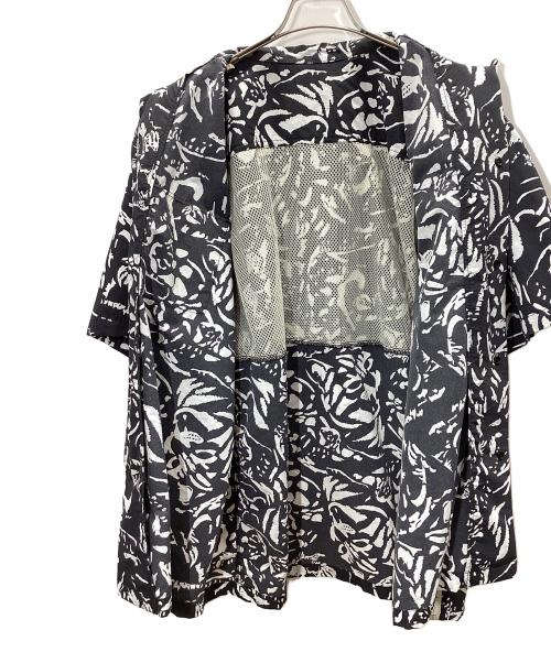 Alexander Lee Chang（アレキサンダーリーチャン）Alexander Lee Chang (アレキサンダーリーチャン) NYANCAMO SHIRTS ブラック×ホワイト サイズ:Lの古着・服飾アイテム