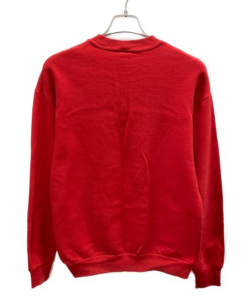 velva sheen（ベルバシーン）velva sheen (ベルバシーン) MICKEY MOUSE (ミッキーマウス) クルーネックスウェット レッド サイズ:Mの古着・服飾アイテム