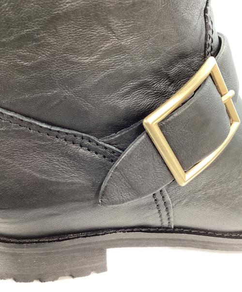 JIMMY CHOO（ジミーチュウ）JIMMY CHOO (ジミーチュウ) JIMMY CHOO　バイカーブーツ ブラック サイズ:23.5cmの古着・服飾アイテム