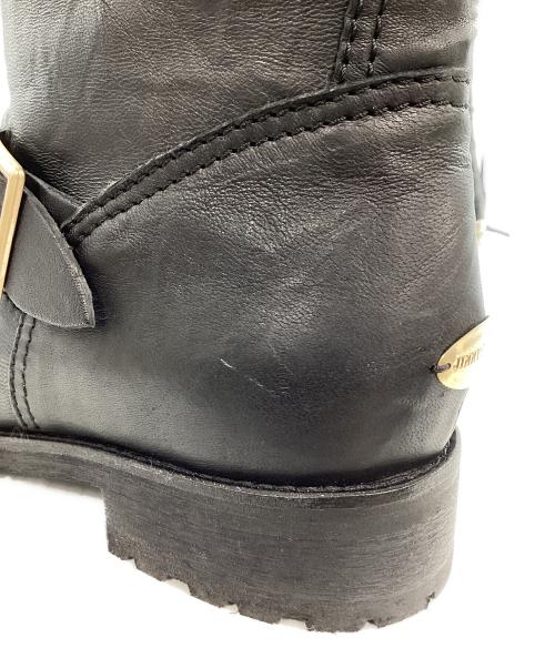 JIMMY CHOO（ジミーチュウ）JIMMY CHOO (ジミーチュウ) JIMMY CHOO　バイカーブーツ ブラック サイズ:23.5cmの古着・服飾アイテム
