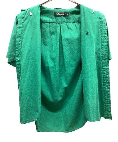 POLO RALPH LAUREN（ポロ・ラルフローレン）POLO RALPH LAUREN (ポロ・ラルフローレン) 半袖シャツ グリーン サイズ:Lの古着・服飾アイテム