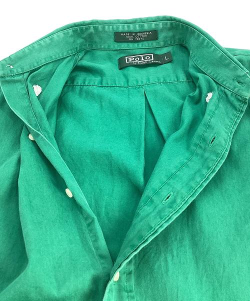 POLO RALPH LAUREN（ポロ・ラルフローレン）POLO RALPH LAUREN (ポロ・ラルフローレン) 半袖シャツ グリーン サイズ:Lの古着・服飾アイテム