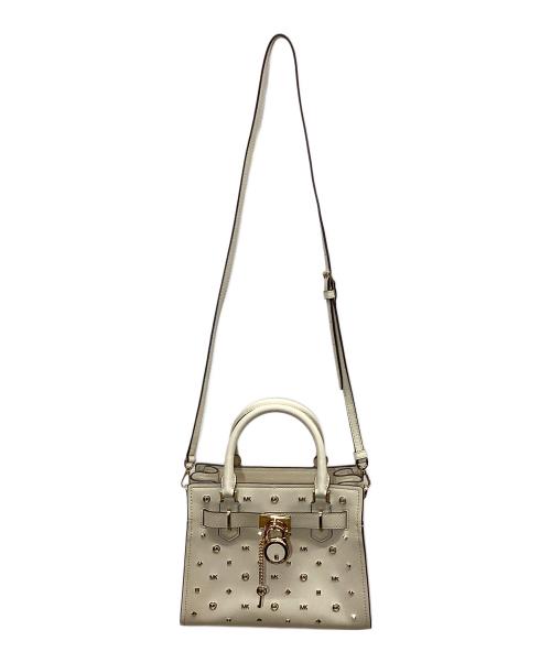 MICHAEL KORS（マイケルコース）MICHAEL KORS (マイケルコース) 2WAYショルダーバッグ ベージュの古着・服飾アイテム