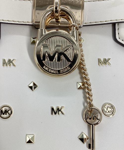 MICHAEL KORS（マイケルコース）MICHAEL KORS (マイケルコース) 2WAYショルダーバッグ ベージュの古着・服飾アイテム