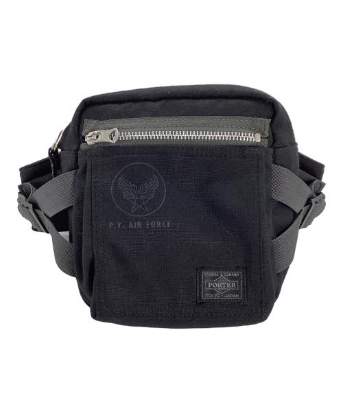 PORTER（ポーター）PORTER (ポーター) FANNY PACK ブラックの古着・服飾アイテム