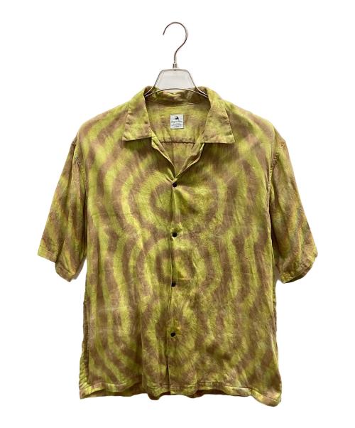 SASQUATCHfabrix.（サスクワッチファブリックス）SASQUATCHfabrix. (サスクワッチファブリックス) TIE-DYE H/S SHIRT イエロー サイズ:Lの古着・服飾アイテム
