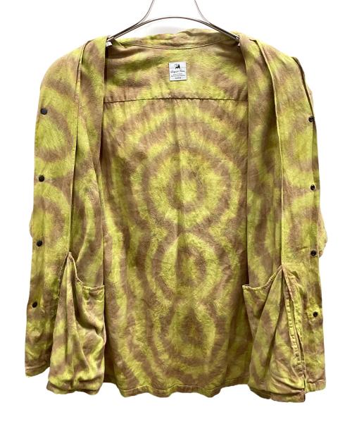 SASQUATCHfabrix.（サスクワッチファブリックス）SASQUATCHfabrix. (サスクワッチファブリックス) TIE-DYE H/S SHIRT イエロー サイズ:Lの古着・服飾アイテム
