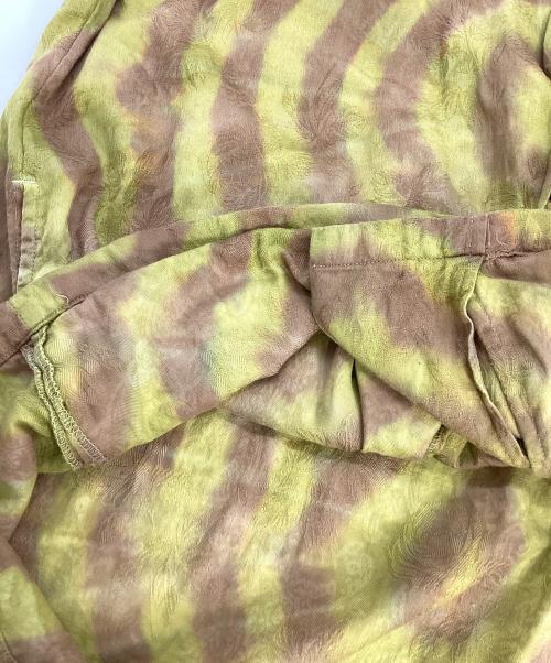 SASQUATCHfabrix.（サスクワッチファブリックス）SASQUATCHfabrix. (サスクワッチファブリックス) TIE-DYE H/S SHIRT イエロー サイズ:Lの古着・服飾アイテム
