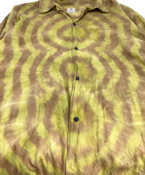 SASQUATCHfabrix.（サスクワッチファブリックス）SASQUATCHfabrix. (サスクワッチファブリックス) TIE-DYE H/S SHIRT イエロー サイズ:Lの古着・服飾アイテム