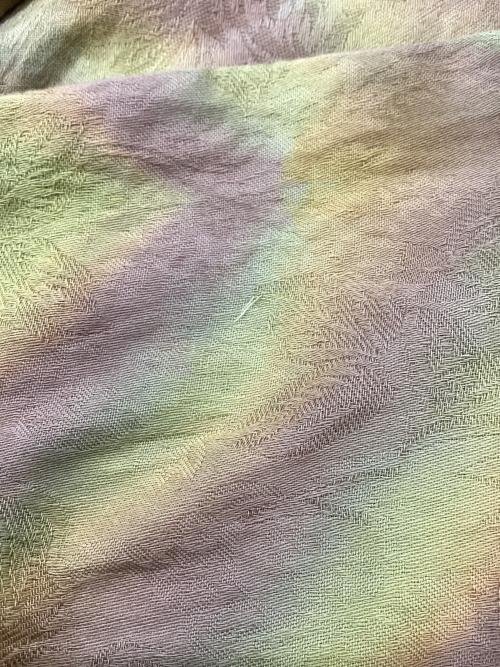 SASQUATCHfabrix.（サスクワッチファブリックス）SASQUATCHfabrix. (サスクワッチファブリックス) TIE-DYE H/S SHIRT イエロー サイズ:Lの古着・服飾アイテム