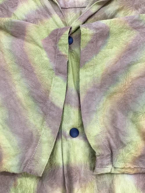SASQUATCHfabrix.（サスクワッチファブリックス）SASQUATCHfabrix. (サスクワッチファブリックス) TIE-DYE H/S SHIRT イエロー サイズ:Lの古着・服飾アイテム