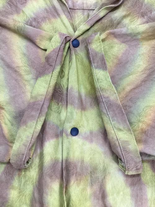 SASQUATCHfabrix.（サスクワッチファブリックス）SASQUATCHfabrix. (サスクワッチファブリックス) TIE-DYE H/S SHIRT イエロー サイズ:Lの古着・服飾アイテム