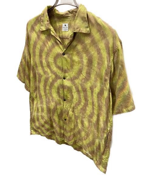 SASQUATCHfabrix.（サスクワッチファブリックス）SASQUATCHfabrix. (サスクワッチファブリックス) TIE-DYE H/S SHIRT イエロー サイズ:Lの古着・服飾アイテム