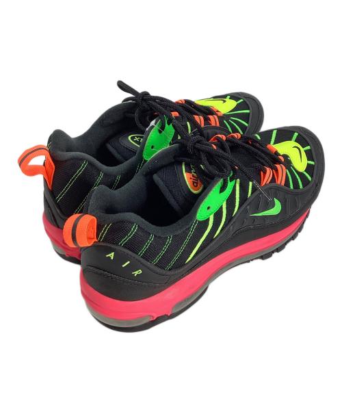 NIKE（ナイキ）NIKE (ナイキ) NIKE AIR MAX 98 NEON ブラック×ピンク サイズ:28の古着・服飾アイテム