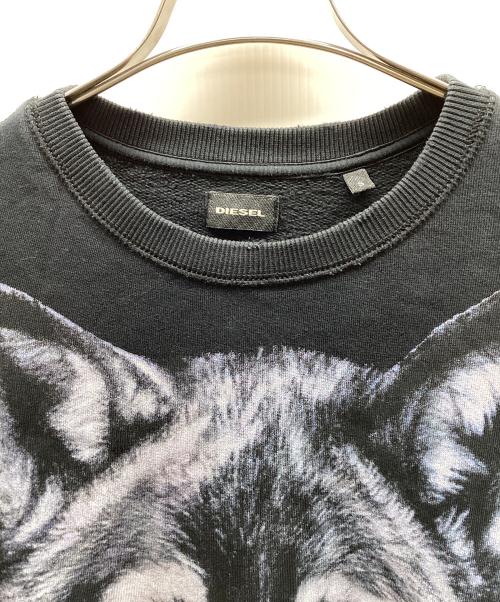 DIESEL（ディーゼル）DIESEL (ディーゼル) スウェット ブラック サイズ:Sの古着・服飾アイテム