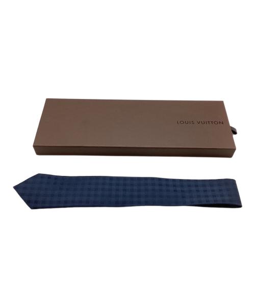 LOUIS VUITTON（ルイ ヴィトン）LOUIS VUITTON (ルイ ヴィトン) LOUIS VUITTON　ネクタイ ネイビー サイズ:表記なしの古着・服飾アイテム