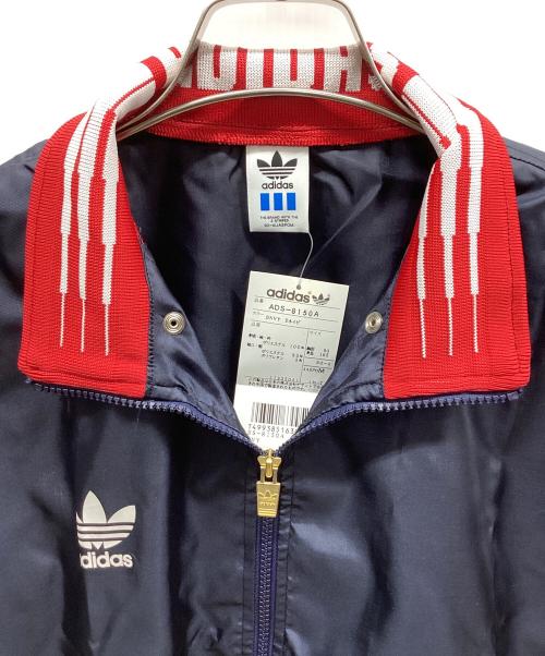 adidas（アディダス）adidas (アディダス) ナイロンジャケット ネイビー サイズ:M 未使用品の古着・服飾アイテム