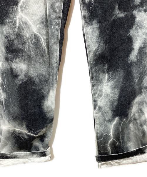 Jaded London（ジェイデッドロンドン）Jaded London (ジェイデッドロンドン) サンダーデニムパンツ グレー サイズ:76cm（W30）の古着・服飾アイテム