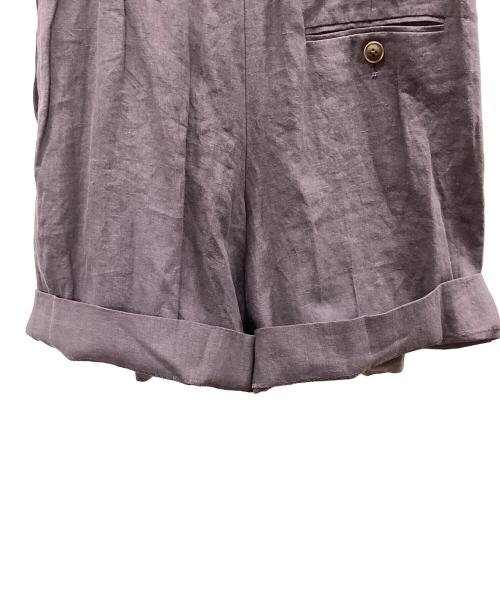 Vivienne Westwood（ヴィヴィアンウエストウッド）Vivienne Westwood (ヴィヴィアンウエストウッド) ハーフパンツ パープル サイズ:2 未使用品の古着・服飾アイテム