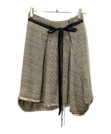 Vivienne Westwood RED LABEL（ヴィヴィアンウエストウッドレッドレーベル）の古着「フレアスカート」｜ベージュ
