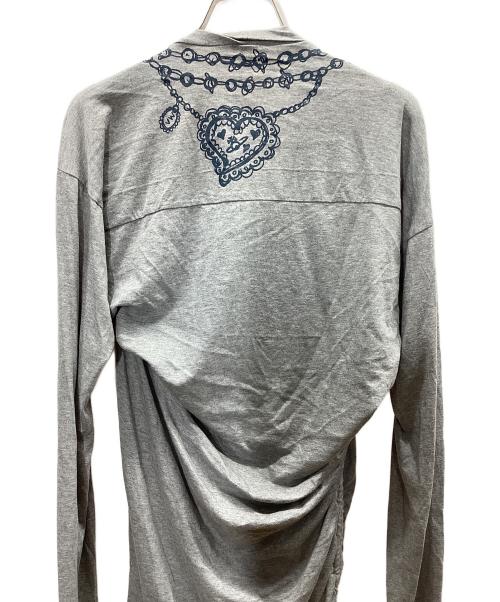 Vivienne Westwood RED LABEL（ヴィヴィアンウエストウッドレッドレーベル）Vivienne Westwood RED LABEL (ヴィヴィアンウエストウッドレッドレーベル) 長袖ワンピース グレー サイズ:2の古着・服飾アイテム