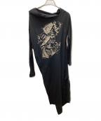 Vivienne Westwood RED LABELヴィヴィアンウエストウッドレッドレーベル）の古着「長袖ワンピース」｜ブラック