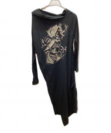 Vivienne Westwood RED LABEL（ヴィヴィアンウエストウッドレッドレーベル）の古着「長袖ワンピース」｜ブラック