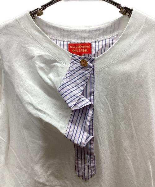Vivienne Westwood RED LABEL（ヴィヴィアンウエストウッドレッドレーベル）Vivienne Westwood RED LABEL (ヴィヴィアンウエストウッドレッドレーベル) 長袖カットソー ホワイト サイズ:Mの古着・服飾アイテム