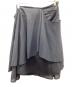 JUNYA WATANABE COMME des GARCONS ((ジュンヤワタナベ コムデギャルソン) アシンメトリー レイヤードスカート ブラック サイズ:M：15000円