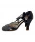 Vivienne Westwood (ヴィヴィアンウエストウッド) ステッチリボンパンプス ブラック サイズ:SIZE 36：8000円