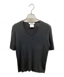 Christian Dior（クリスチャン ディオール）の古着「半袖ニット」｜ブラック