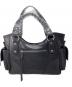 IUGAMAKARAS (イウガマカラス) Studded Leather Shoulder Bag ブラック 未使用品：13000円