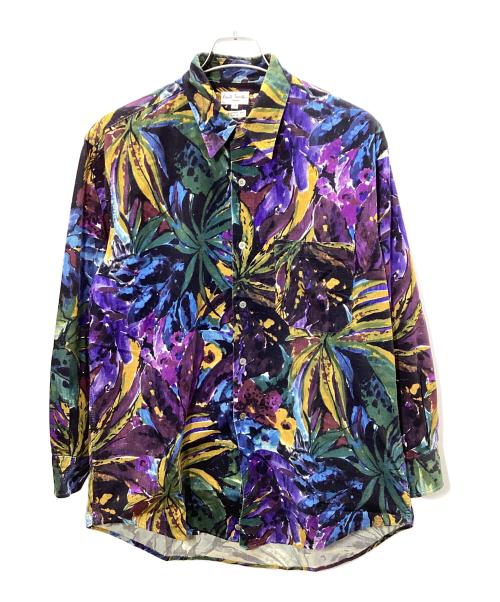 PAUL SMITH（ポールスミス）PAUL SMITH (ポールスミス) 長袖シャツ ブラック×パープル サイズ:Mの古着・服飾アイテム