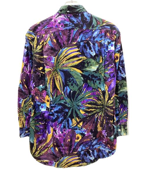 PAUL SMITH（ポールスミス）PAUL SMITH (ポールスミス) 長袖シャツ ブラック×パープル サイズ:Mの古着・服飾アイテム