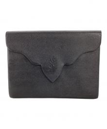 Yves Saint Laurent（イヴサンローラン）の古着「Yves Saint Laurent クラッチバッグ」｜ブラック