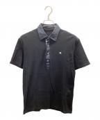 BURBERRY BLACK LABELバーバリーブラックレーベル）の古着「ポロシャツ」｜ブラック