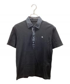 中古・古着通販】BURBERRY (バーバリー) ポロシャツ ブラック サイズ:L