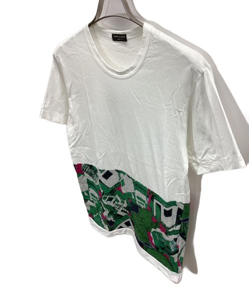 COMME des GARCONS HOMME PLUS（コムデギャルソンオムプリュス）COMME des GARCONS HOMME PLUS (コムデギャルソンオムプリュス) 半袖カットソー ホワイト サイズ:FREEの古着・服飾アイテム