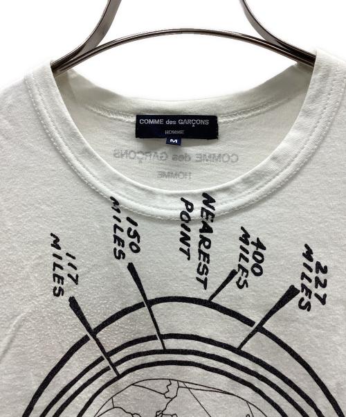 COMME des GARCONS HOMME（コムデギャルソン オム）COMME des GARCONS HOMME (コムデギャルソン オム) 半袖カットソー ホワイト サイズ:Mの古着・服飾アイテム