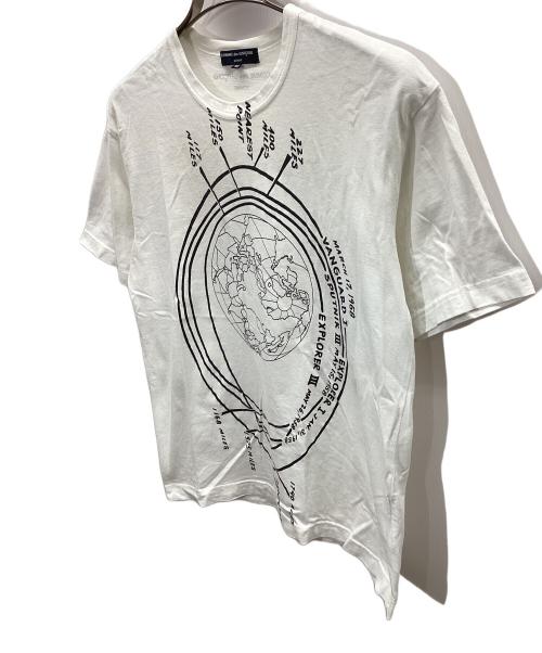 COMME des GARCONS HOMME（コムデギャルソン オム）COMME des GARCONS HOMME (コムデギャルソン オム) 半袖カットソー ホワイト サイズ:Mの古着・服飾アイテム