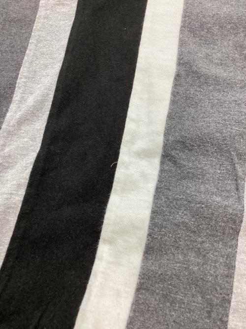 COMME des GARCONS HOMME（コムデギャルソン オム）COMME des GARCONS HOMME (コムデギャルソン オム) 半袖カットソー ブラック×グレー×ホワイト サイズ:不明の古着・服飾アイテム