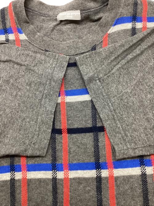 COMME des GARCONS HOMME（コムデギャルソン オム）COMME des GARCONS HOMME (コムデギャルソン オム) 半袖カットソー グレー サイズ:FREEの古着・服飾アイテム