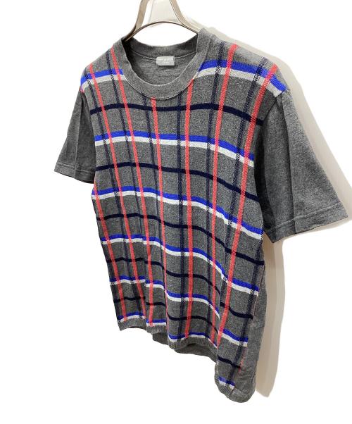 COMME des GARCONS HOMME（コムデギャルソン オム）COMME des GARCONS HOMME (コムデギャルソン オム) 半袖カットソー グレー サイズ:FREEの古着・服飾アイテム